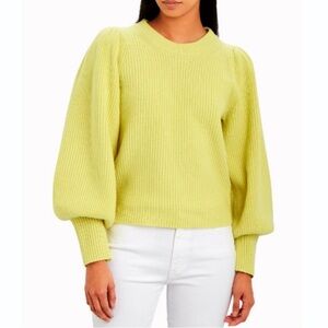 A.L.C. Eliana Balloon Sleeve Wool Blend Sweater